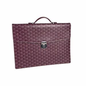 Goyard Red Goyardine Ambassade MM Briefcase at 1stDibs  ambassade mm  document case, goyard ambassade briefcase, goyard ambassade pm